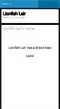 Mobile Screenshot of lionfishlair.com